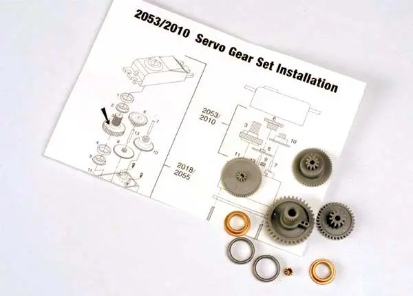 Traxxas Plastic Servo Gear Set (Tra2055/2056) 1