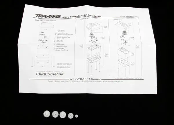 Traxxas 2064 Servo Gear Set 1