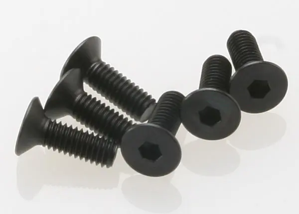 Traxxas Flat Head Screws: M4x12mm (6) 1