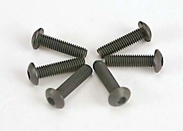 Traxxas Button Head Screws: M3x12mm (6) 1