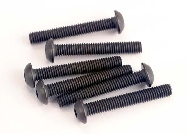 Traxxas Button Head Screws: M3x20mm (6) 1