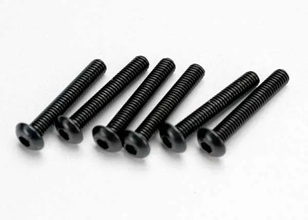 Traxxas Button Head Screws: M3x18mm (6) 1
