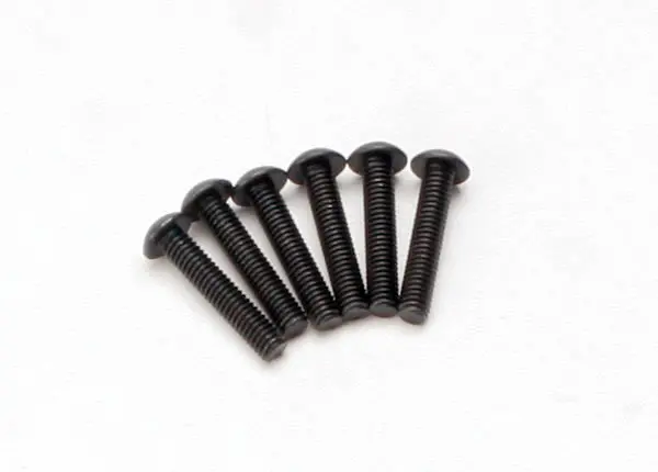 Traxxas Button Head Machine Screws: M4x20mm (6) 1
