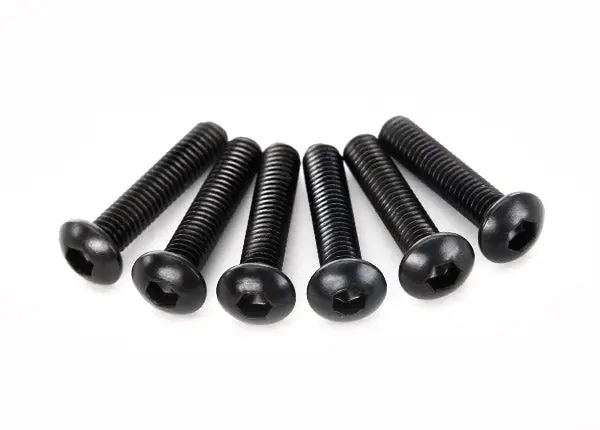 Traxxas Screws 3X14mm Button-Head Machine (Hex Drive) (6) 1