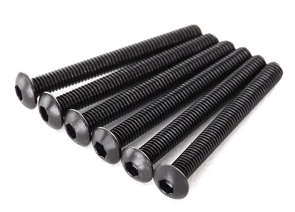 Traxxas Button Head Machine Screws: M3x27mm (6) 1