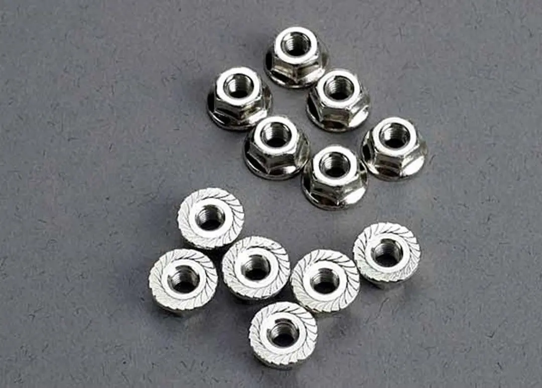 Traxxas Flanged Nuts: 3Mm (12) 1
