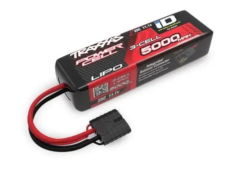 Traxxas 3S 11.1V 5000Mah 25C Lipo Battery Id Connector (Short) 1