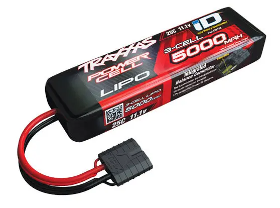Traxxas 3S 11.1V 5000Mah 25C Lipo Battery Id Connector (Long) 1