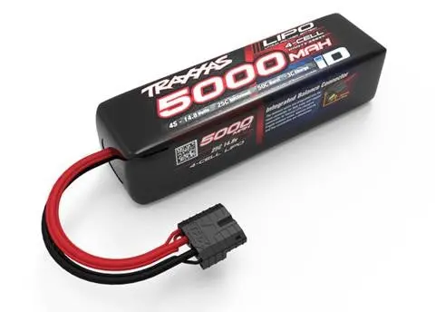 Traxxas 4S 14.8V 5000Mah 25C Lipo Battery Id Connector 1