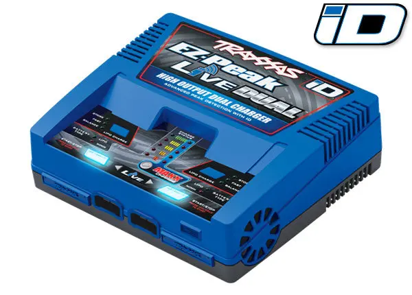 Traxxas Ez-Peak Live Dual 200W Nimh/Lipo Charger With Id 1