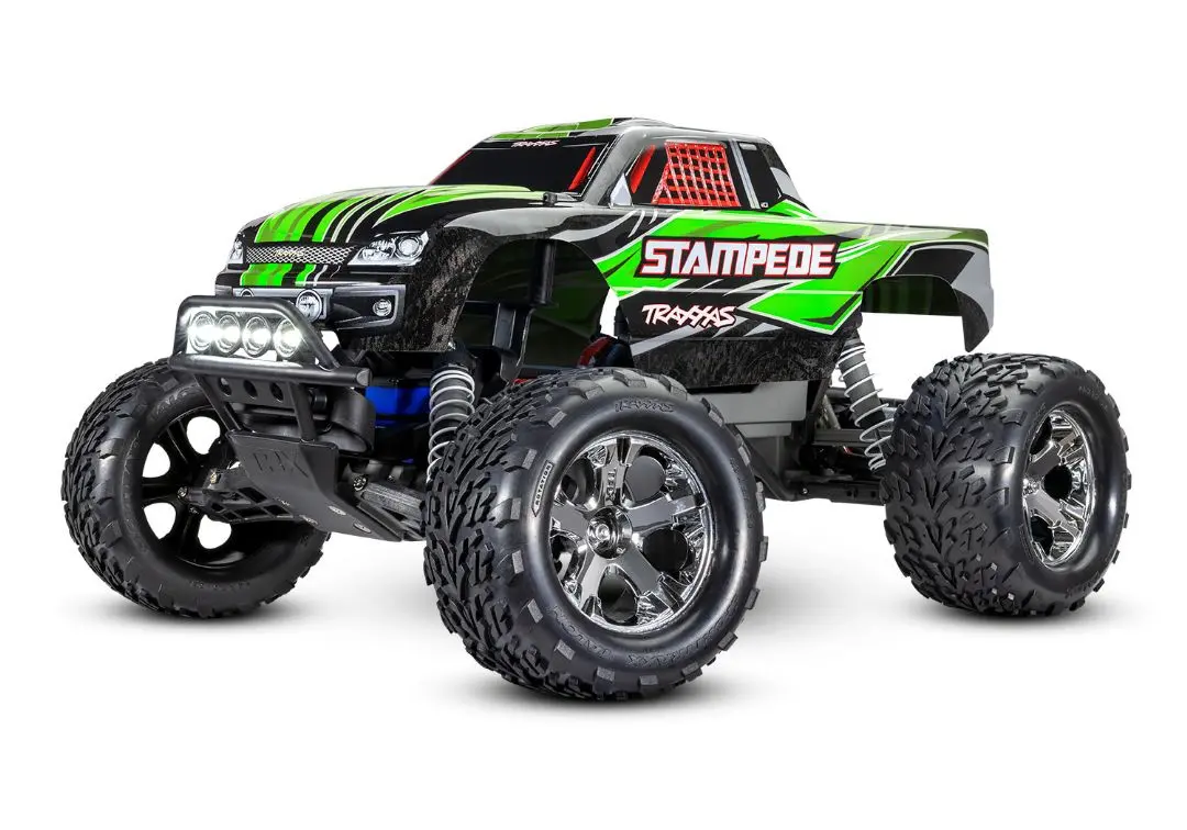 Traxxas Stampede 2Wd Xl-5 Titan W/Usb-C Charger And Battery: Rtr (Green) 1