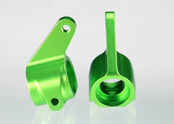 Traxxas Aluminum Steering Blocks W/Ball Bearings (Green) (2) 1