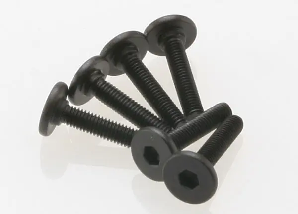 Traxxas Flat Head Screw: M3x15 (6) (Vxl) 1