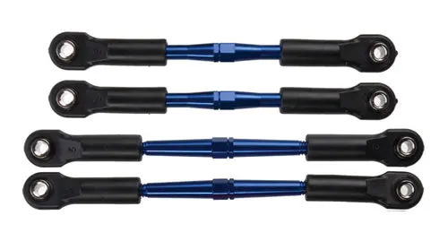 Traxxas Aluminum 6061-T6 Turnbuckle And Camber Link Set: Blue 1