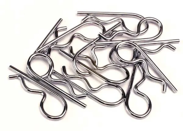 Traxxas Heavy Duty Body Clips: Silver (12) 1