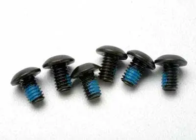 Traxxas Button Head Machine Screws: M4x6mm (6) 1