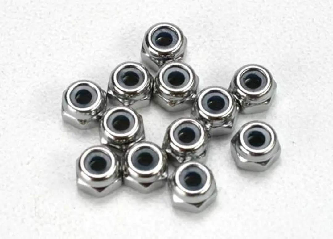 Traxxas Nylon Locknuts: M2.5Mm (12) 1