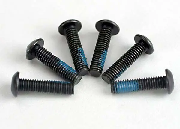 Traxxas Button Head Machine Screws: M3x12mm (6) 1