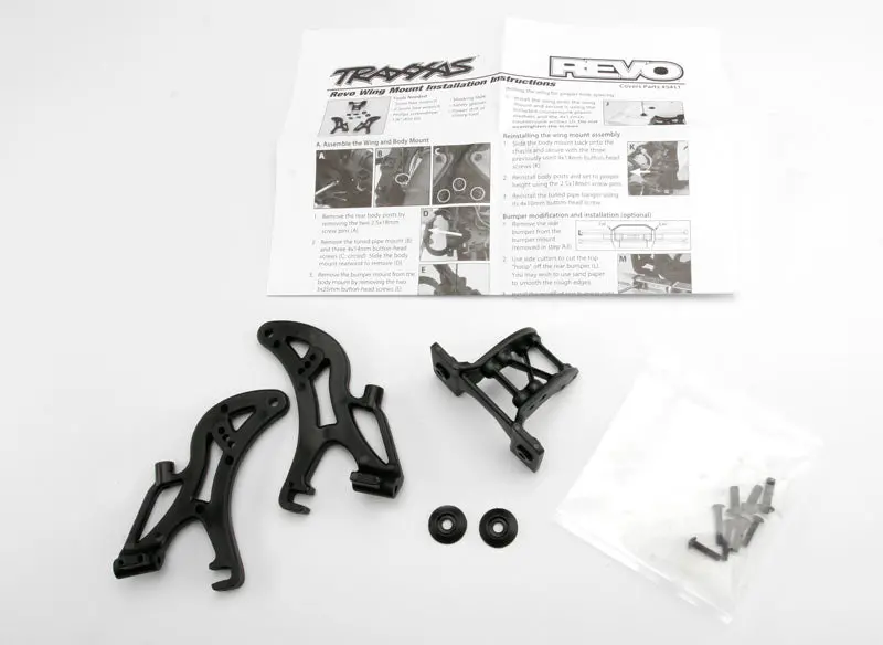 Traxxas Revo Wing Mount Includes Hardware 1