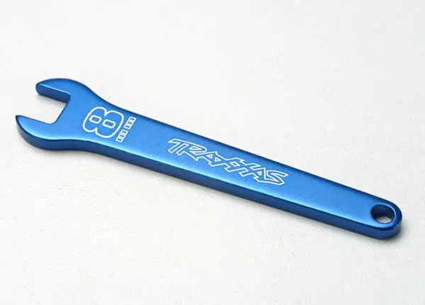 Traxxas Flat Wrench 8Mm (Blue-Anodized Aluminum) 1