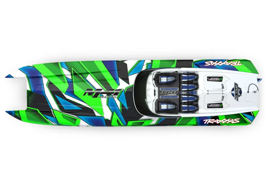 Traxxas Dcb M41 Widebody Catamaran Rtr (Green) 2