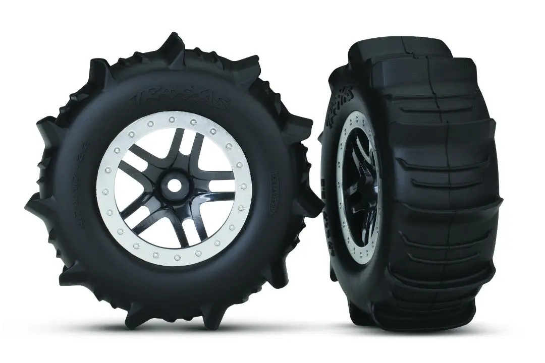 Traxxas Paddle Tire & Wheels Sct 1