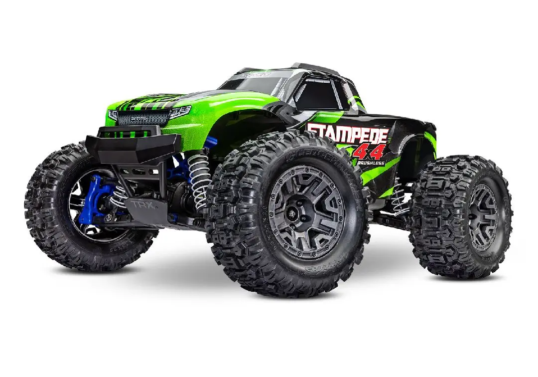 Traxxas Stampede 4X4 Bl-2S Brushless Monster Truck Rtr: (Green) 1
