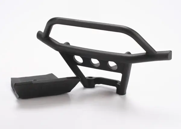 Traxxas Front Bumper/Skidplate Set (Black) 1