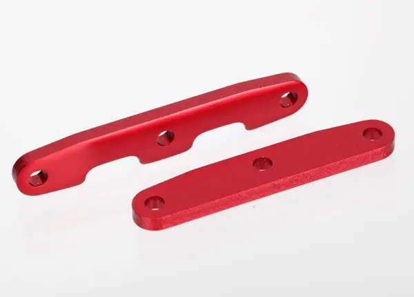 Traxxas F/R Bulkhead Tie Bars Aluminum (Red-Anodized) 1