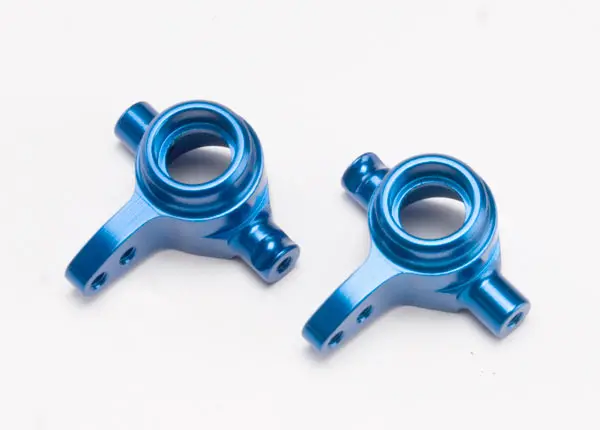Traxxas Aluminum Steering Blocks 6061-T: Blue 1