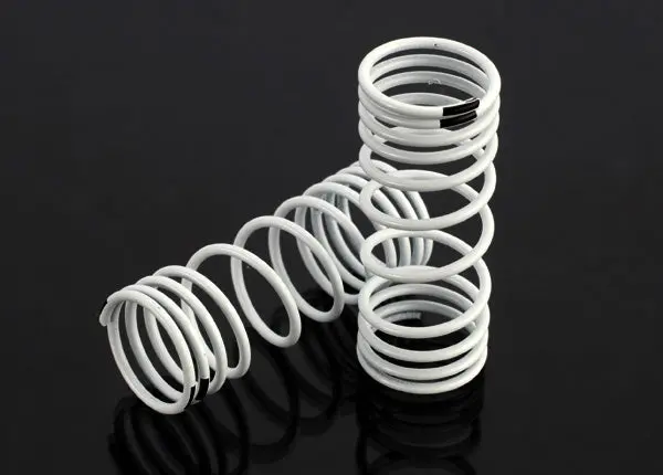 Traxxas Progressive Rate Front Shock Springs (White) (2) 1