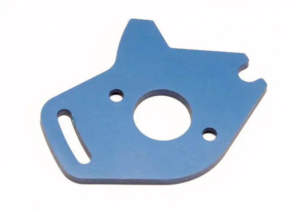 Traxxas 4X4 Aluminium Motor Plate: Blue 1
