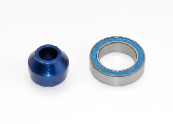 Traxxas Bearing Adapter W/ 10X15x4mm Bearing (Blue) 1