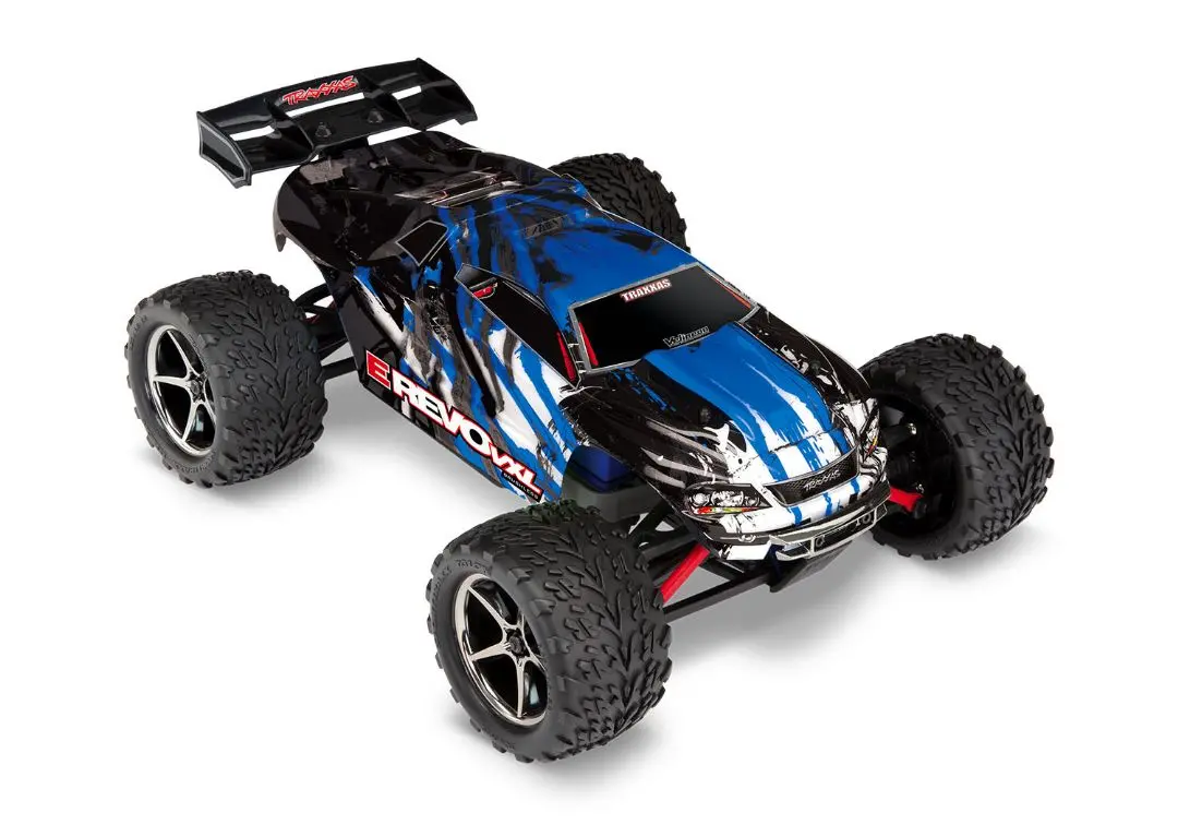 Traxxas 1/16 E-Revo Vxl Rtr W/Usb-C Charger (Blue) 1