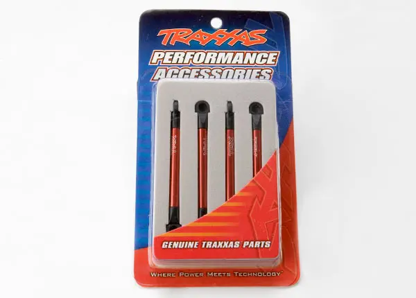 Traxxas Aluminum Push Rods: 1/16 E-Revo/Summit (Red) 1