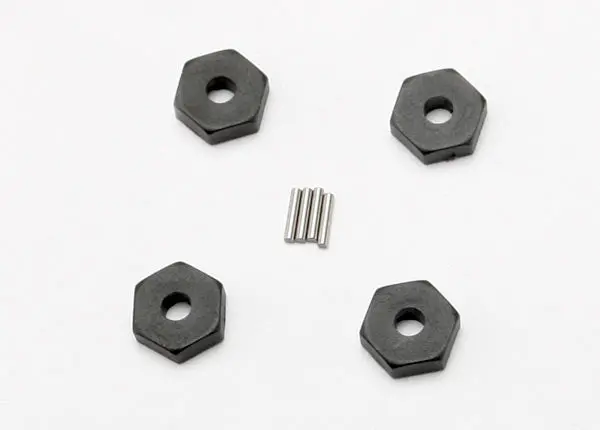 Traxxas Hex Wheel Hubs (4)/ Axle Pins 1