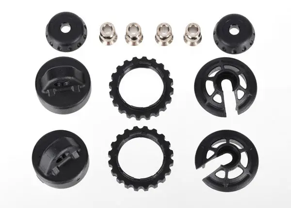 Traxxas Gtr Shock Cap & Spring Retainer Set 1