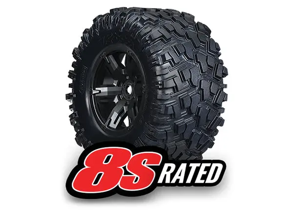 Traxxas Assembled At Tires And Wheels: X-Maxx (Black) 1