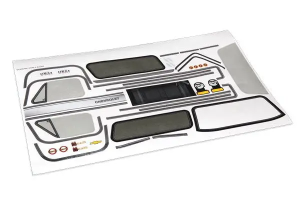 Traxxas Decal Sheet: Trx-4 (1979 Chevrolet Blazer) 1