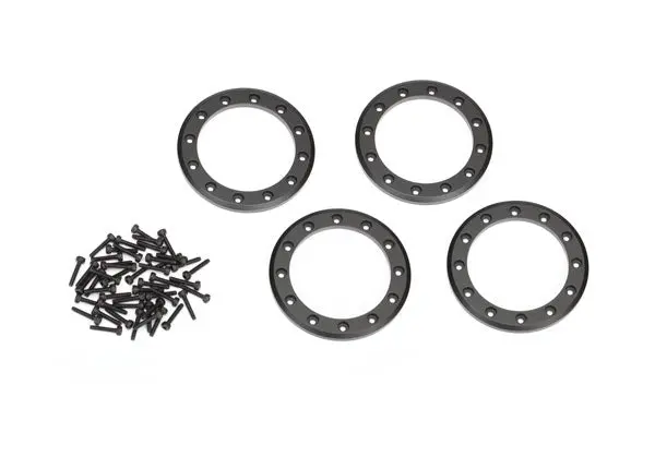Traxxas 2.2” Aluminum Beadlock Rings: Trx-4 (Black) 1
