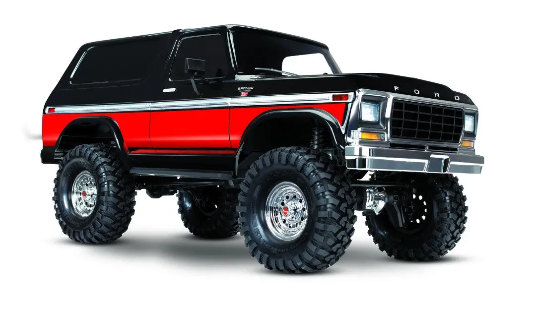 Traxxas Trx-4 1/10 Ford Bronco Scale And Trail Crawler: Rtr (Red) 1