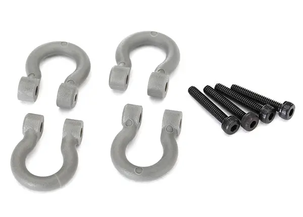 Traxxas Front And Rear Bumper D-Rings: Trx-4 (Grey) 1