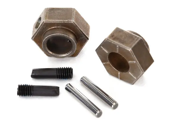 Traxxas Steel Wheel Hubs W/Stub Axle Pins: 12Mm (Trx-4) 1