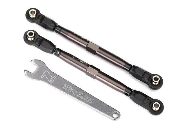 Traxxas Aluminium Front Toe Links: Udr (Dark Titanium) 1