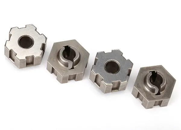 Traxxas Steel Wheel Hex: Udr (4) 1