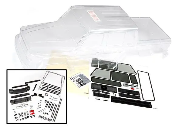 Traxxas Clear Body W/Decals: Trx-6 (Mercedes G Wagon) 1