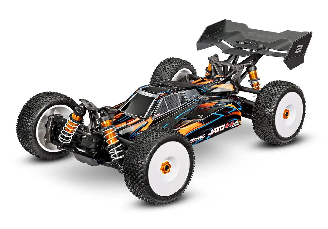 Traxxas Jato 4X4 Vxl 1/8 4X4 Buggy Rtr: Orange 1