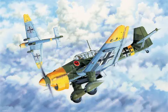 Trumpeter 1/32 Junkers Ju-87B-2 Stuka Model Kit 1