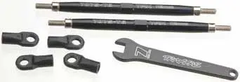 Traxxas Front Aluminium Toe Links 7075-T6: Black (E/T-Maxx) 1