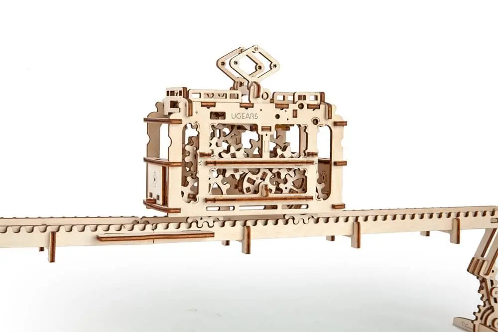 Ugears Tram On Rails - 154 Pieces (Medium) 1
